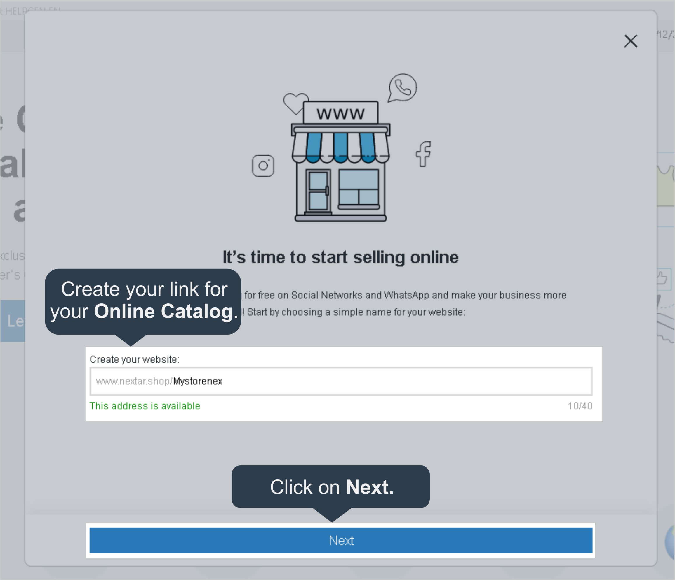 How to activate and configure the Online Catalog